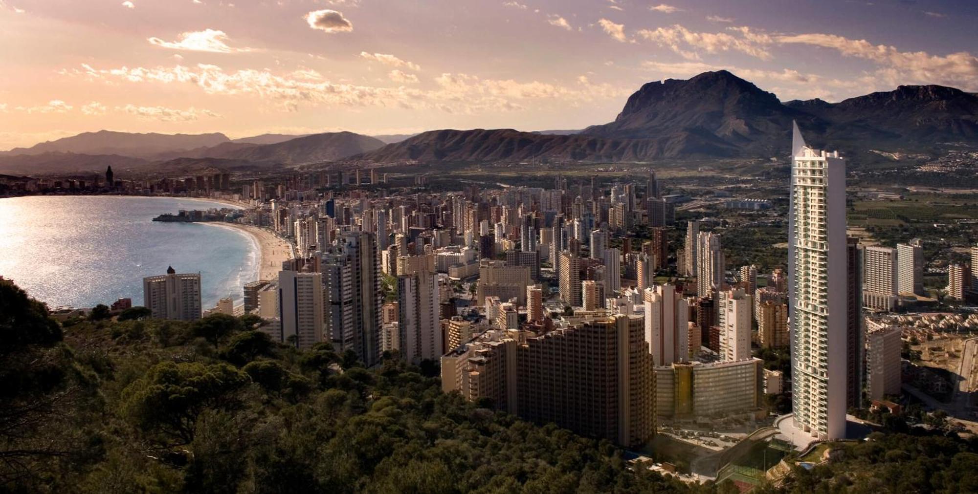 Skyscraper Apartment With Panoramic Views - Floor 38 Benidorm Kültér fotó