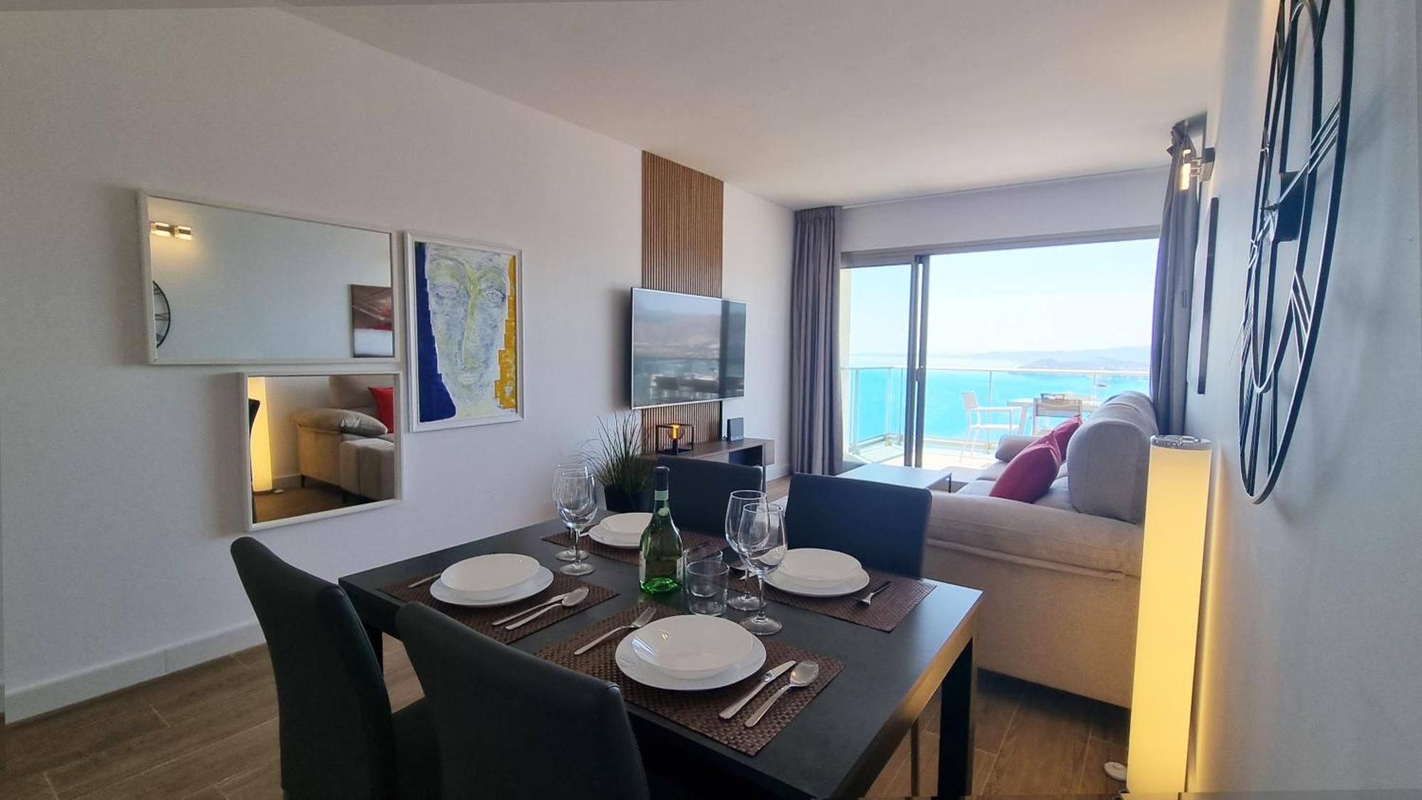 Skyscraper Apartment With Panoramic Views - Floor 38 Benidorm Kültér fotó