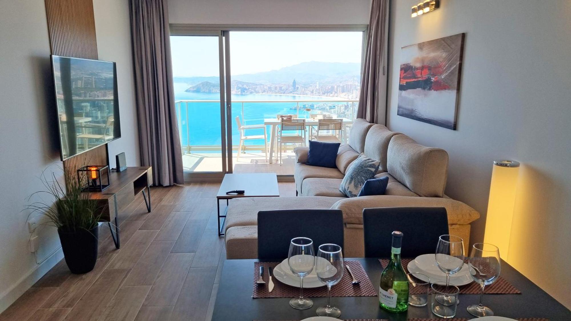 Skyscraper Apartment With Panoramic Views - Floor 38 Benidorm Kültér fotó