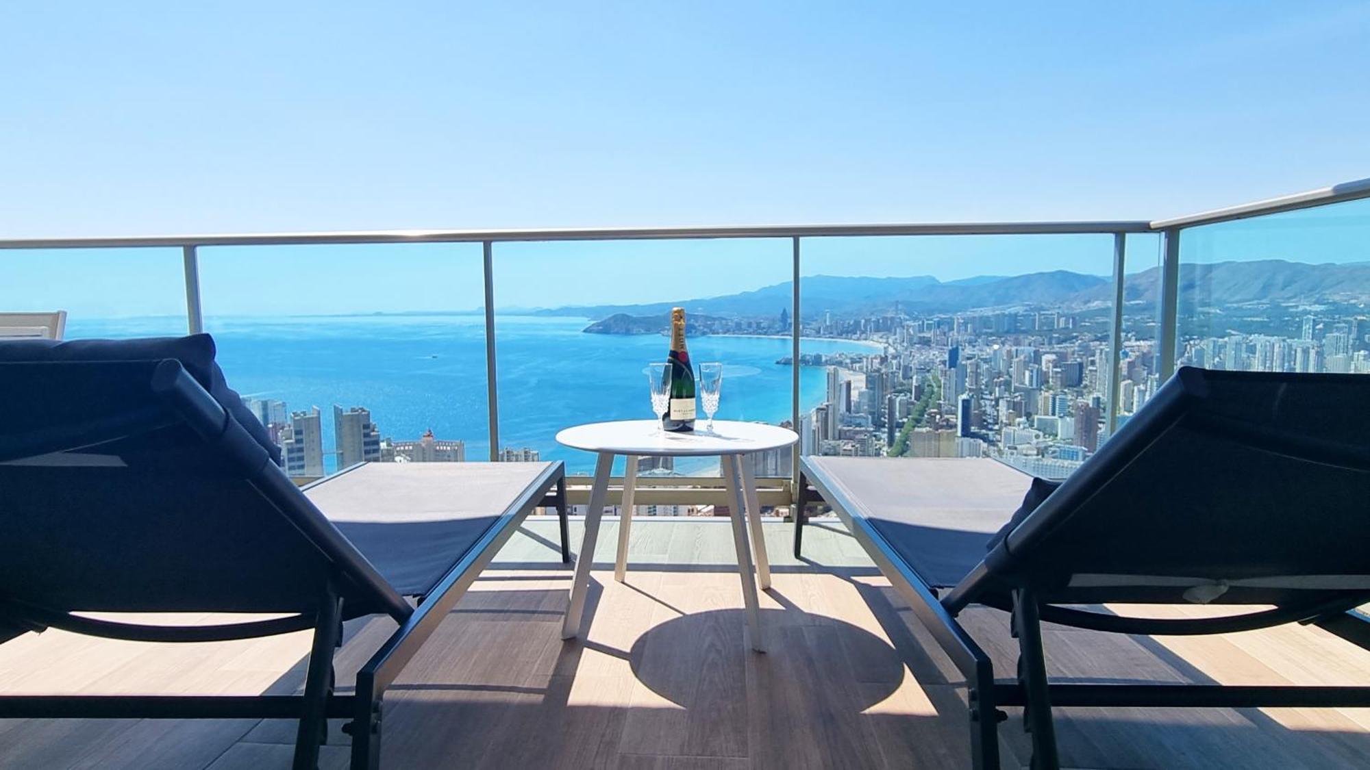 Skyscraper Apartment With Panoramic Views - Floor 38 Benidorm Kültér fotó