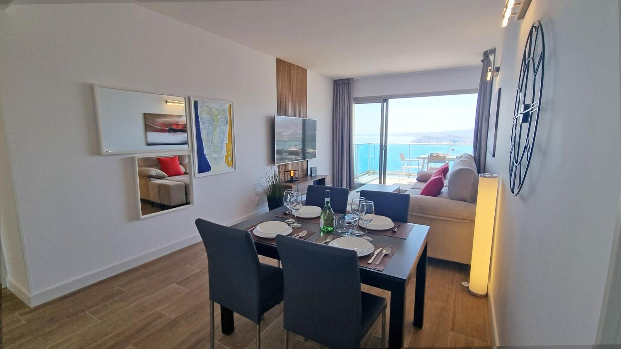 Skyscraper Apartment With Panoramic Views - Floor 38 Benidorm Kültér fotó