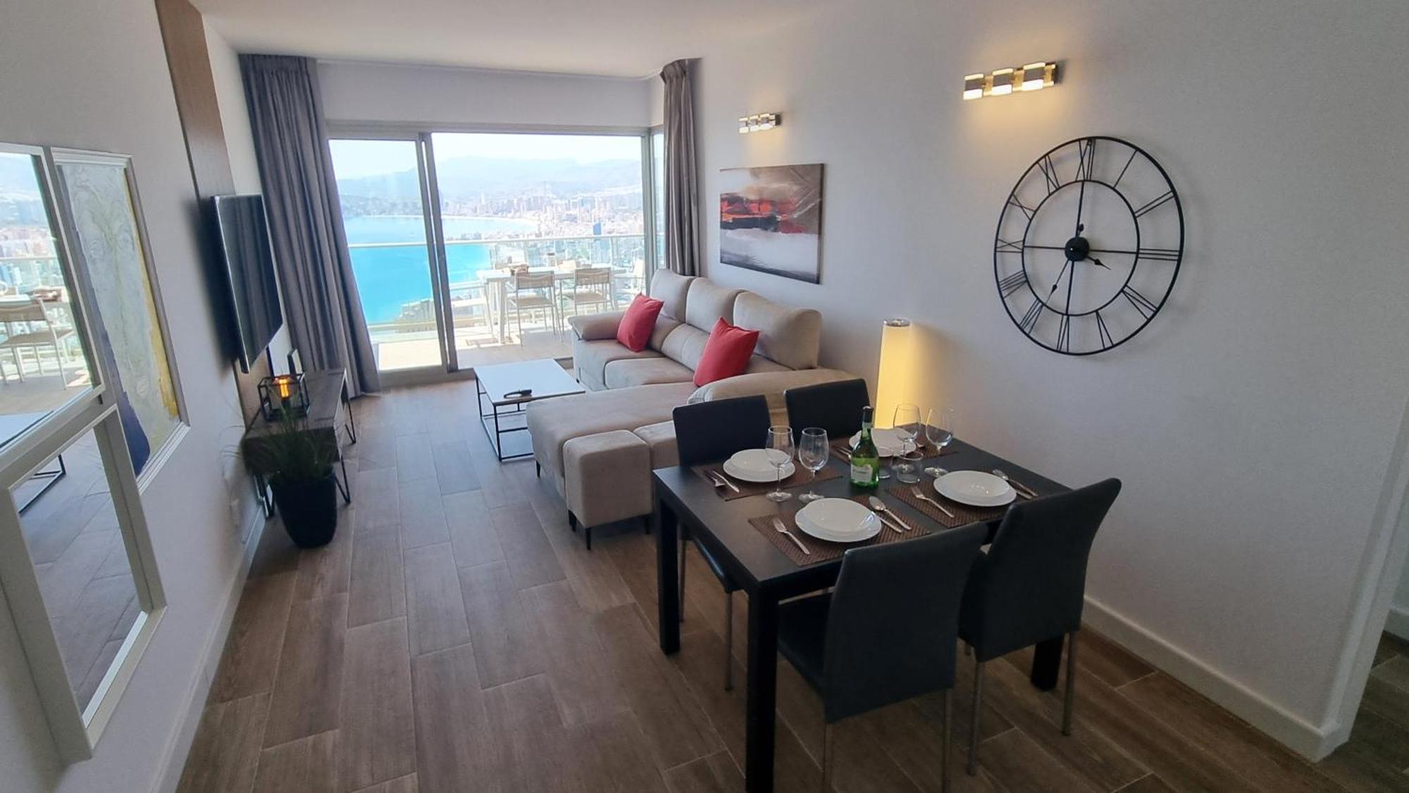 Skyscraper Apartment With Panoramic Views - Floor 38 Benidorm Kültér fotó