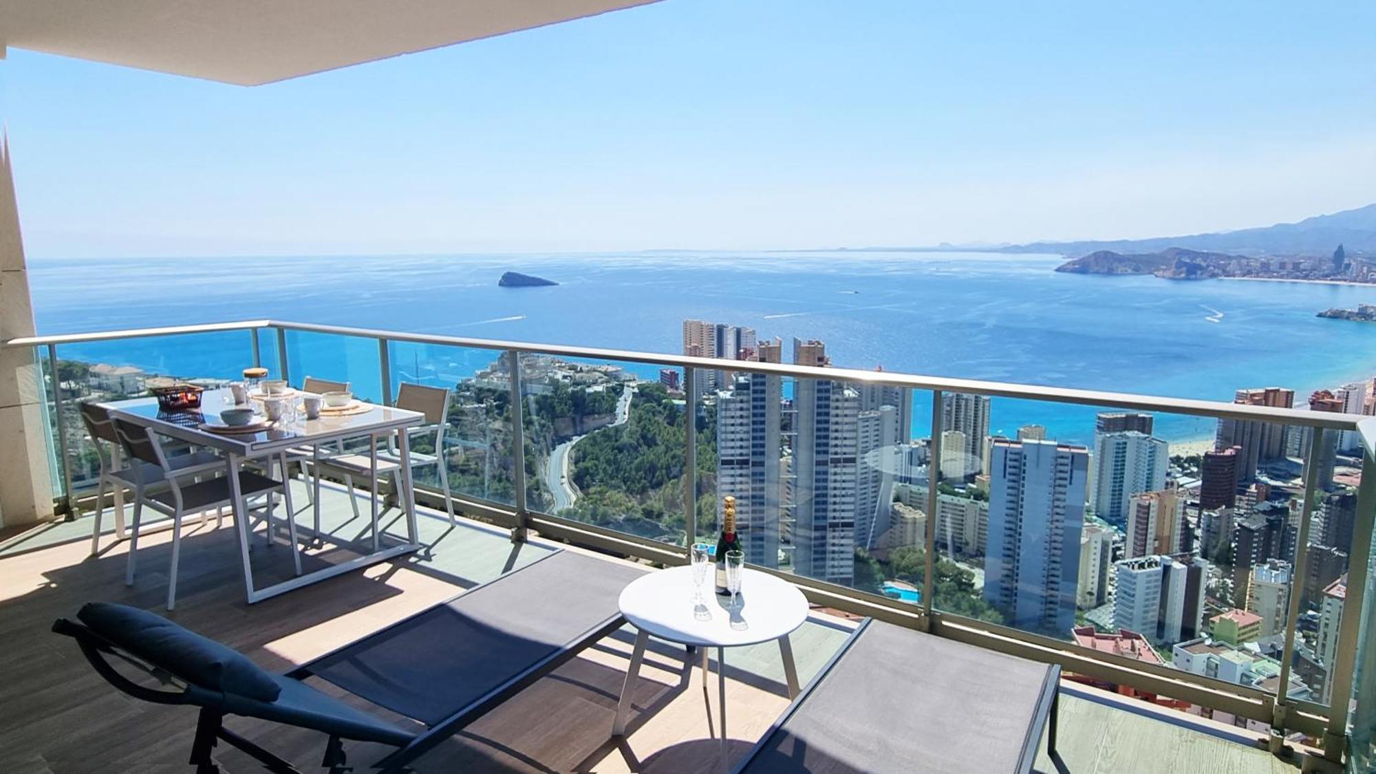 Skyscraper Apartment With Panoramic Views - Floor 38 Benidorm Kültér fotó